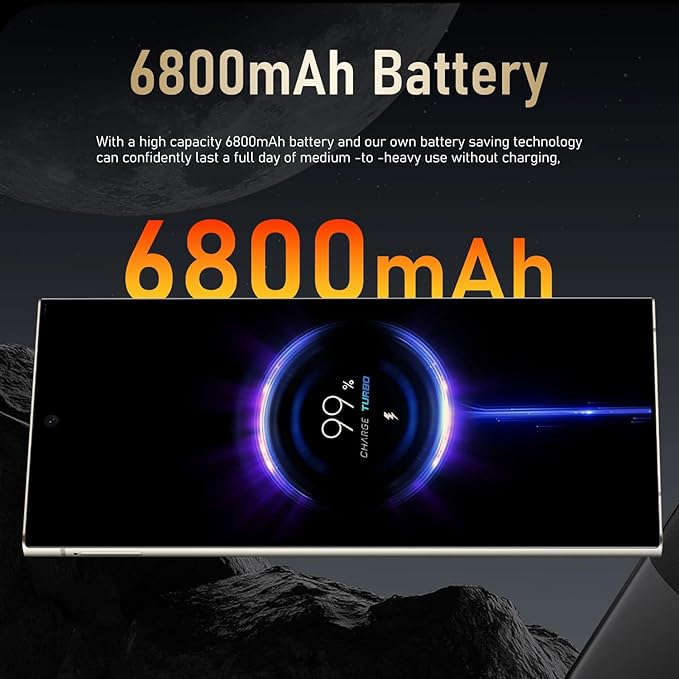 I24 Ultra 5G Unlocked Smartphone,6GB+256GB Built in Pen with128GB Memory Card cell phone Android 13, 6.8